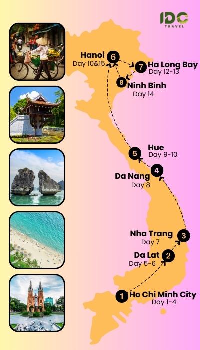 Vietnam 15 days Classic Sightseeing Tours for Families