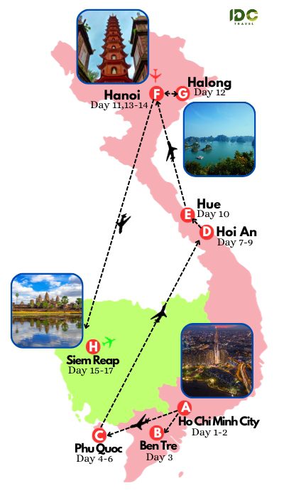 17 Days In Vietnam Cambodia: Suggested Itineraries For 2024