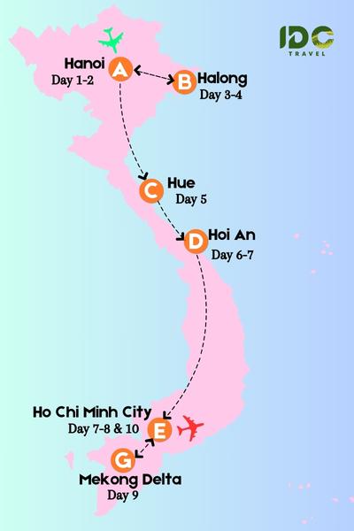 Vietnam Highlights Tour for Family in 10 Days